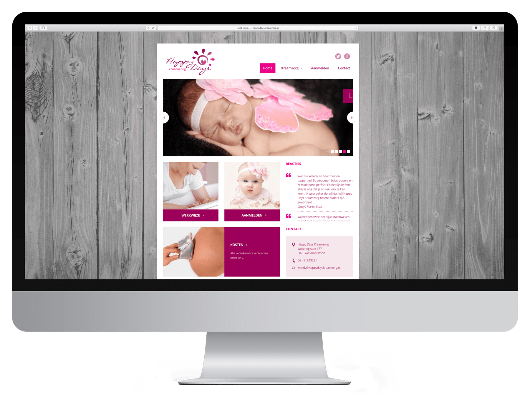 happy days kraamzorg oude website vergelijk pc makeover