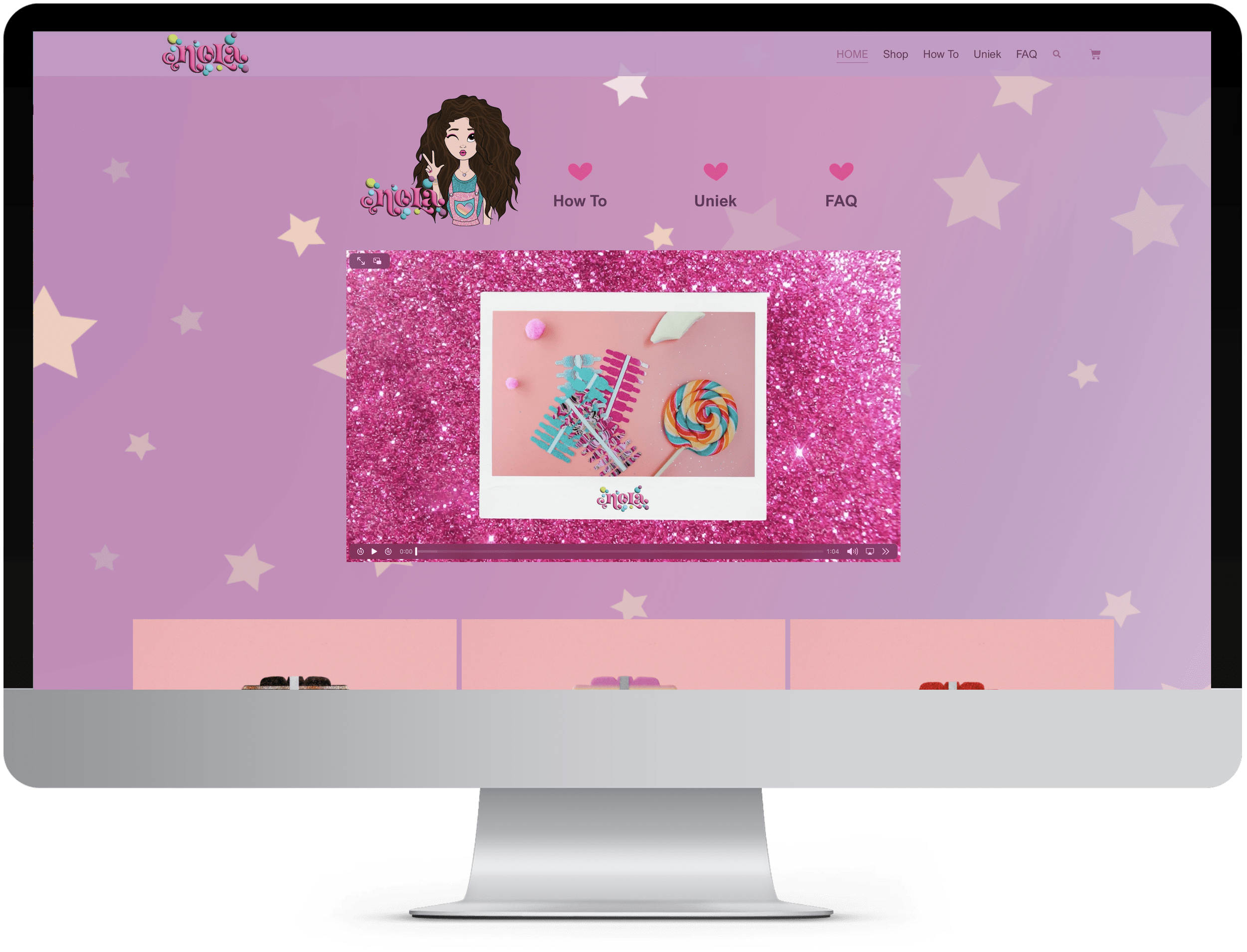 Nola 4 Kids website oud